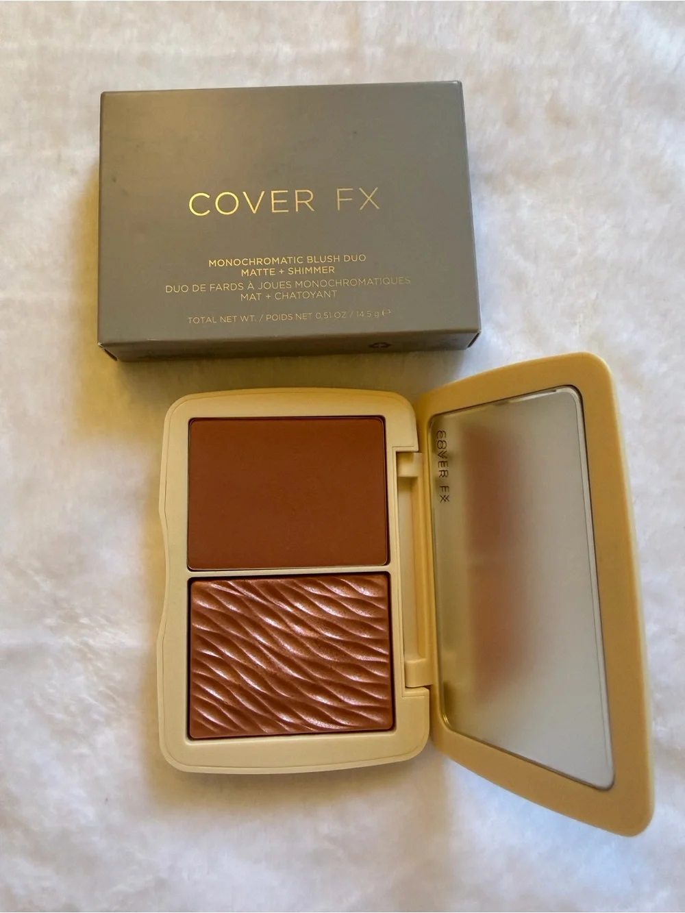 Cover FX blush duo in Warm Honey